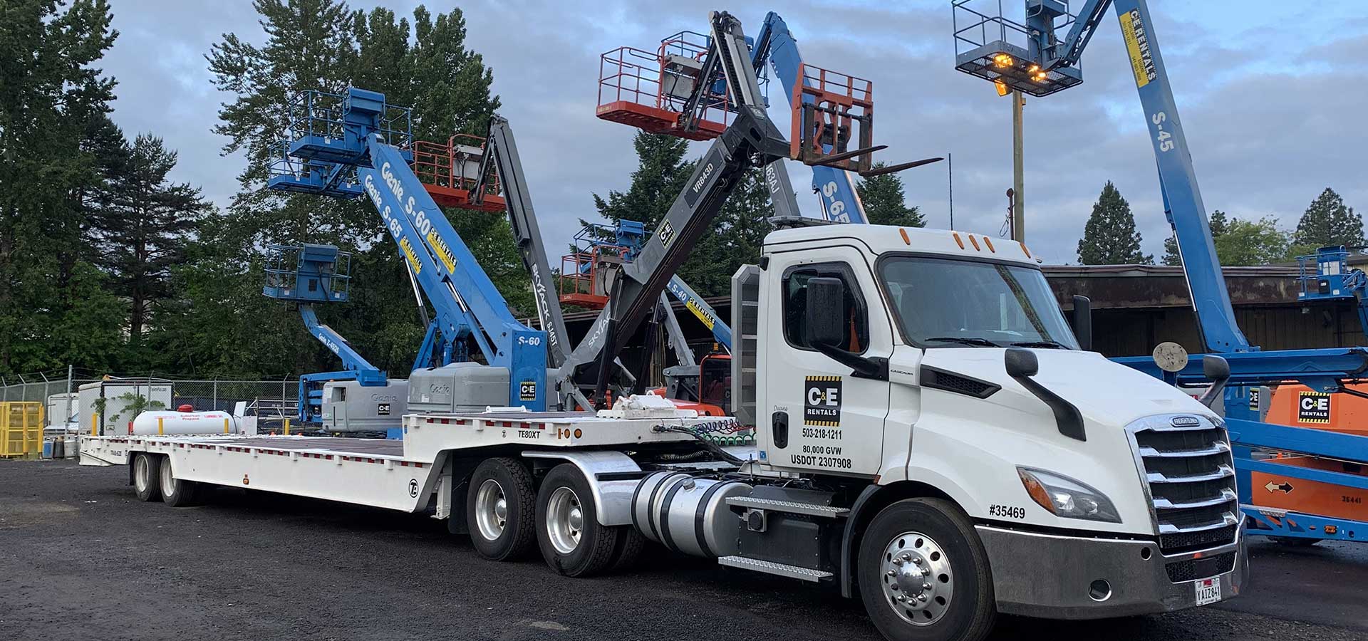 Equipment Rentals in Eugene OR, Tualatin OR, & Vancouver WA C & E Rentals