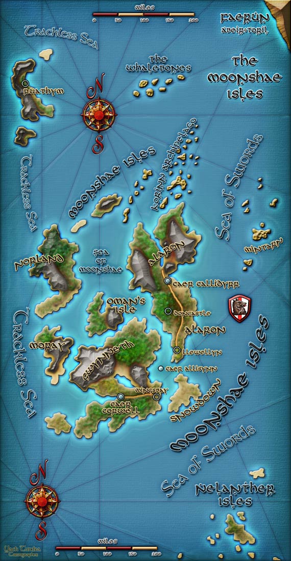 Candlekeep Forum best map of the moonshae isles