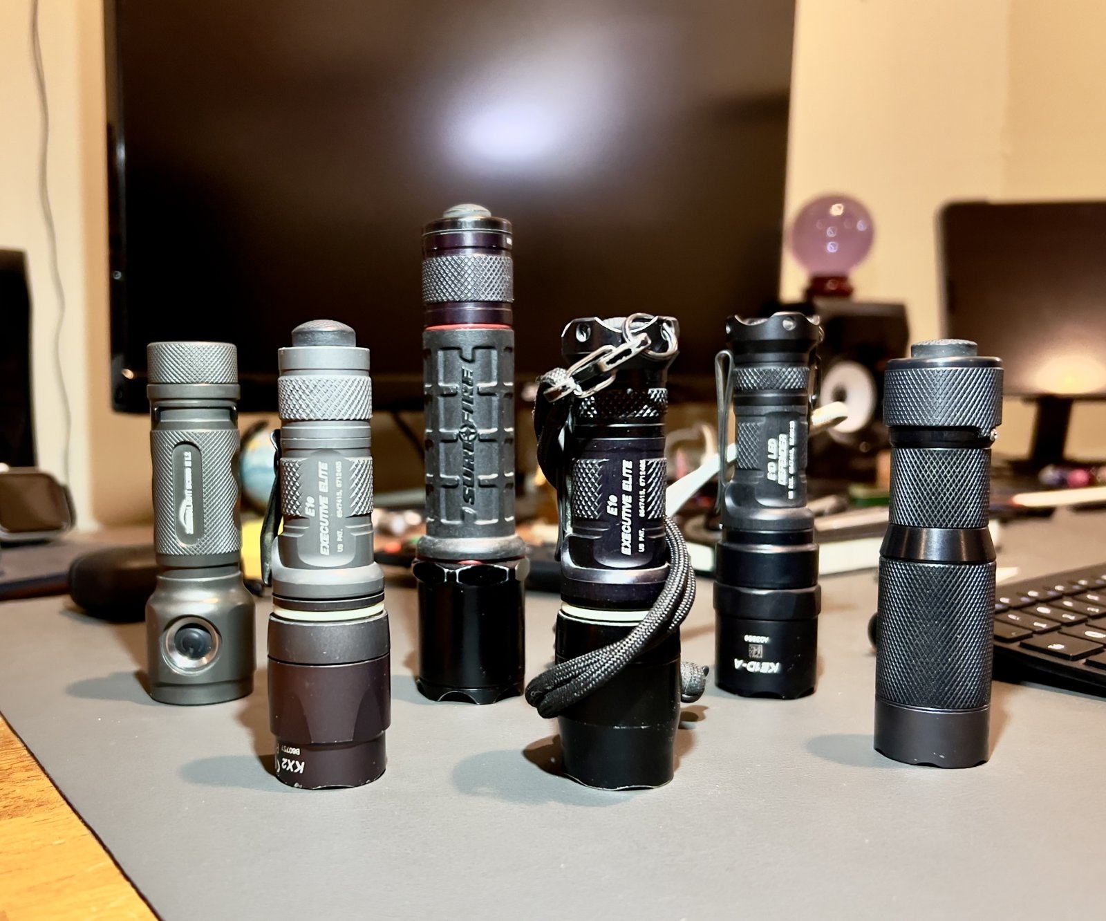 Show your nightstand flashlight! Page 10 Candle Power Flashlight Forum