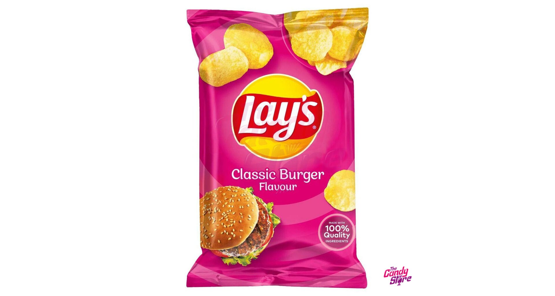 Lay's Classic Burger potato chips 200 g Candystore.cz Dobroty z