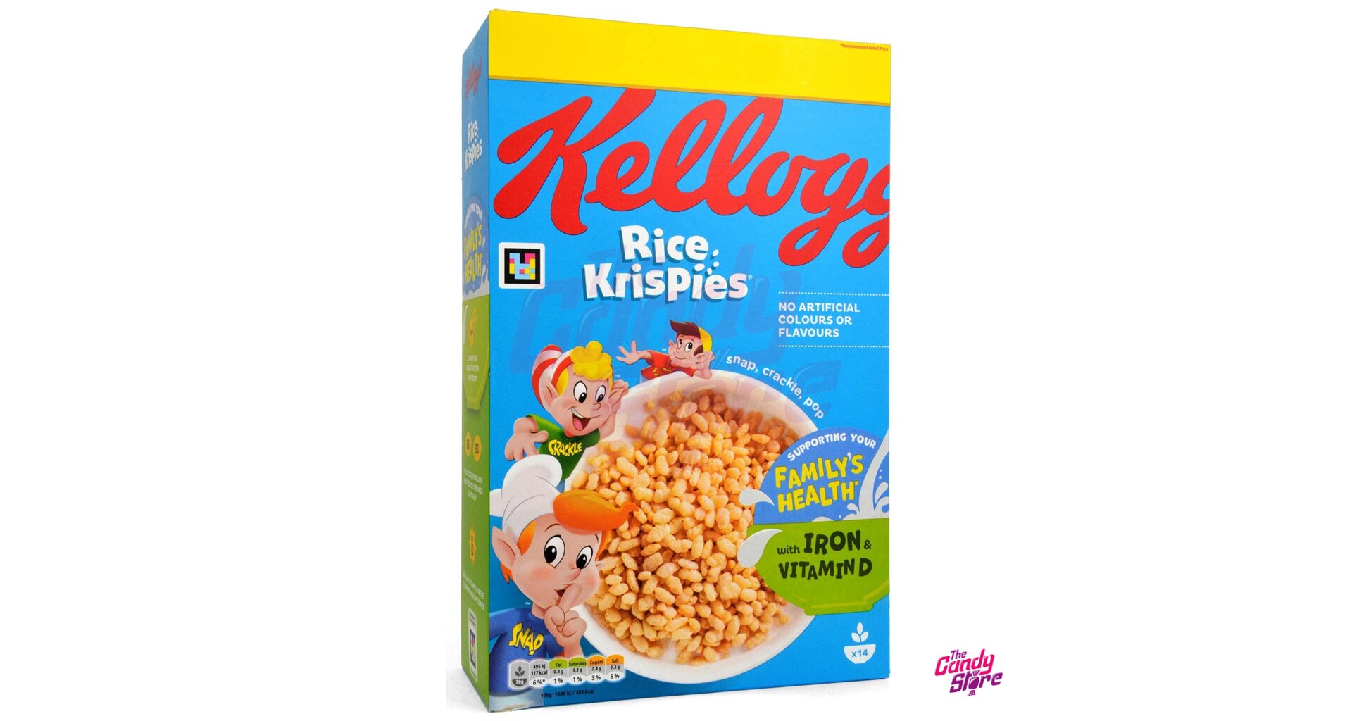 Kelloggs Rice Krispies rice cereal 430 g Candystore.cz Dobroty z