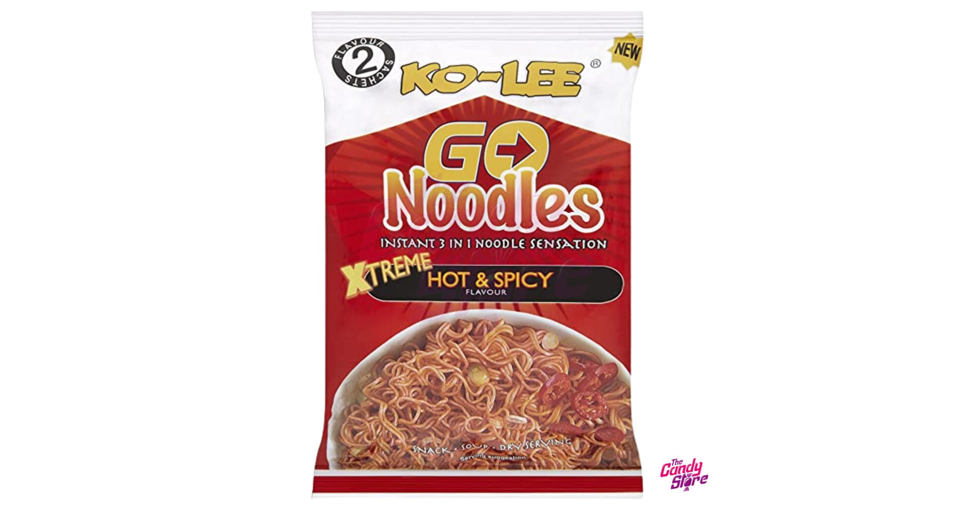 KoLee hot & spicy instant noodles 85 g Candystore.cz Dobroty z celého světa