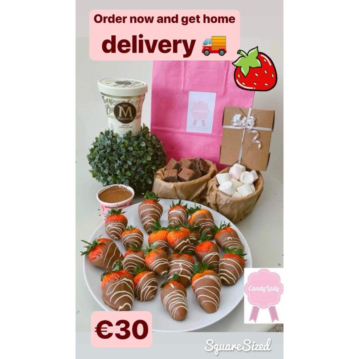 Home Sweets Deliveries Candy Lady Photo Booth Hire Chocolate