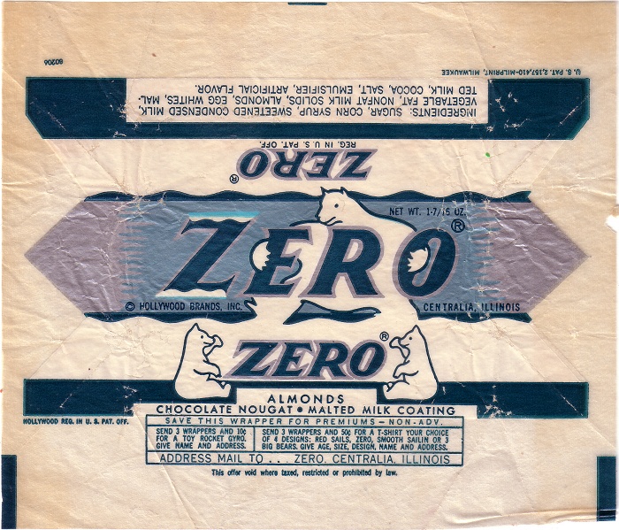 1940s Zero Candy Wrapper Archive