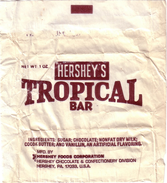 1970s Tropical Bar Candy Wrapper Archive