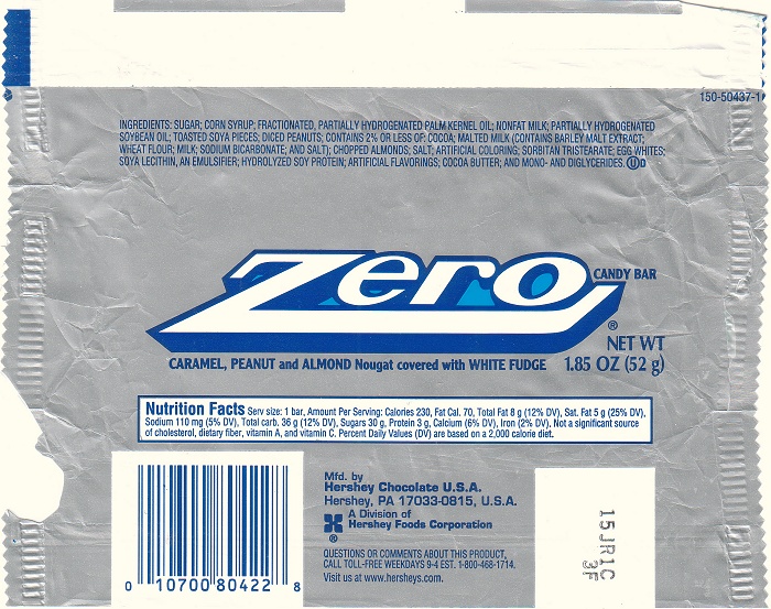 2002 Zero Candy Wrapper Archive