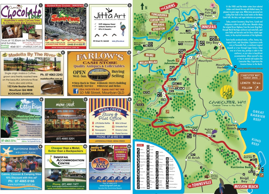 . Discovery Map Canecutter Way Scenic Drive The Greatest Detour in