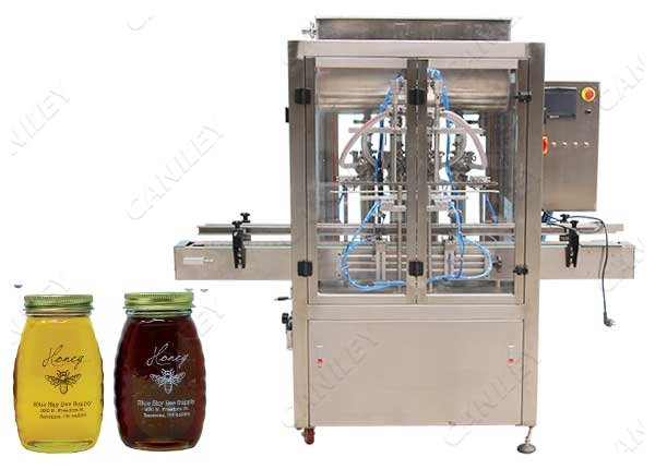 Small Scale Automatic Honey Filling Machine for Sale CANKEY