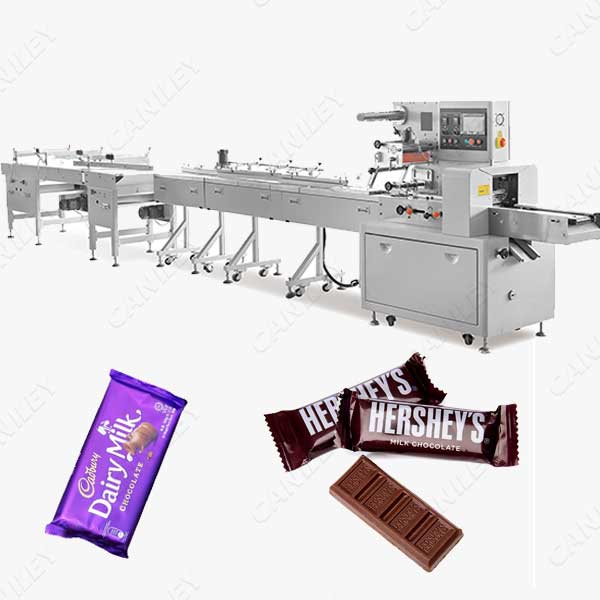 Automatic Chocolate Bar Packaging Machine High Speed Cankey Packaging