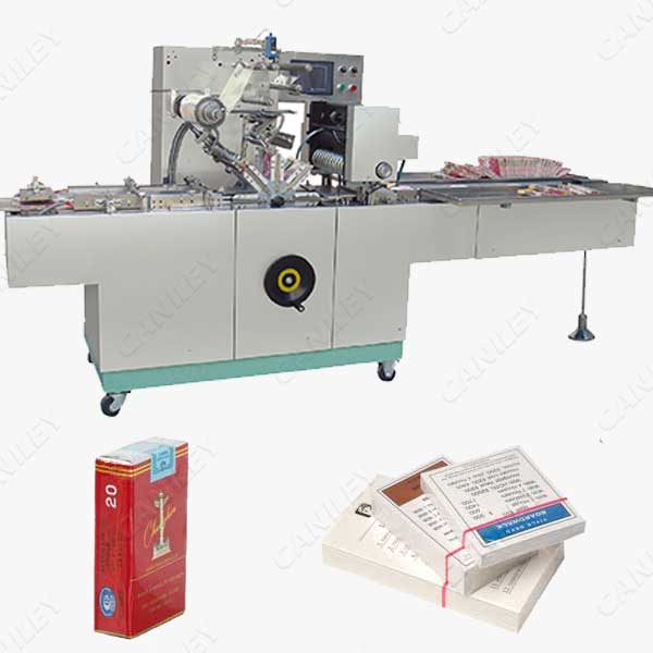 Automatic Cigarette Pack Wrapping Machine with Tear Tape