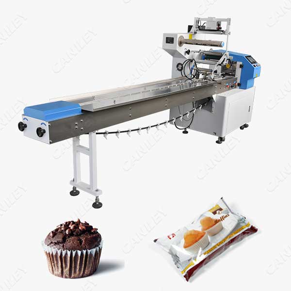 Efficient Muffin Packaging Machine/Cupcake Packing Machine