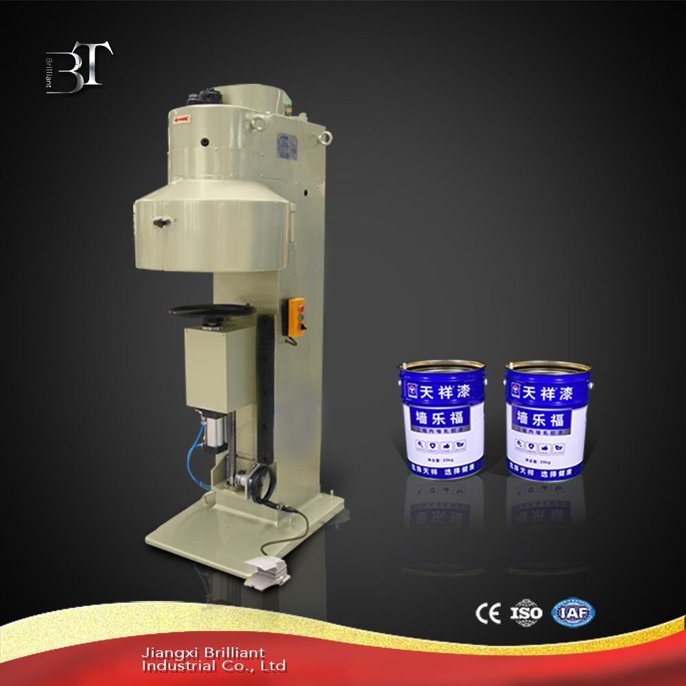 GT4A39 Pneumatic round can seamer/small tin can sealing machine Tin