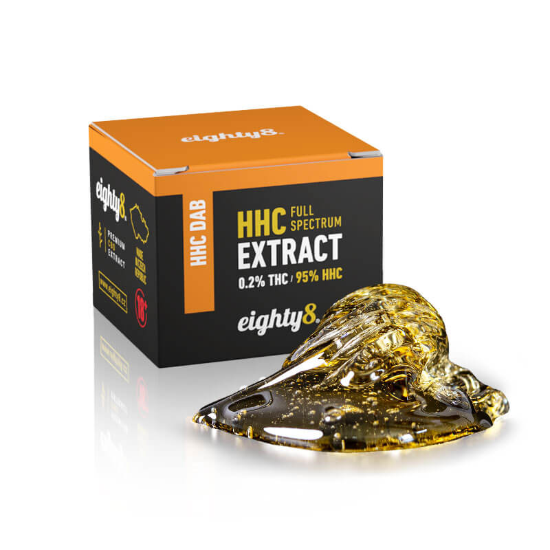 Eighty8 HHC Extract DAB 95 HHC 1gr Εκχύλισμα Dab/Wax HHC (Κερί