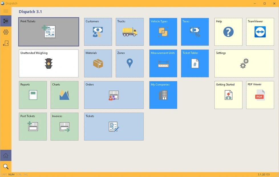 Dispatch 3.2 Truck Scale Ticketing Software