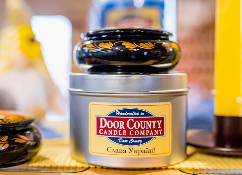 Door County Candle launches Tin Candles for Ukraine initiative