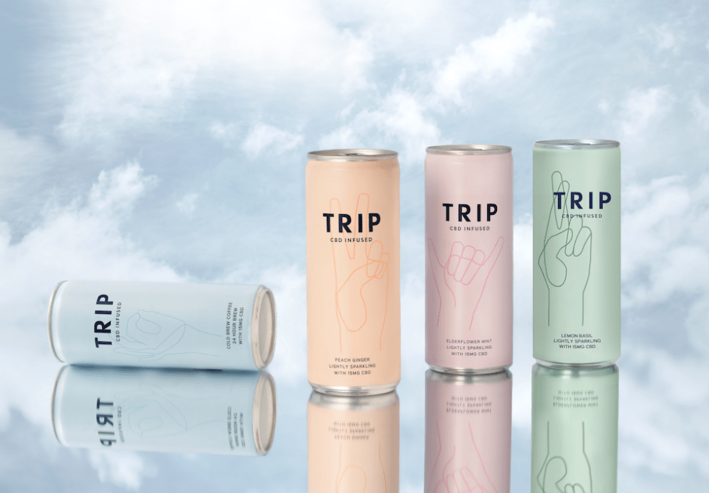 TRIP canned CBD UK’s fastest growing soft drinks brand