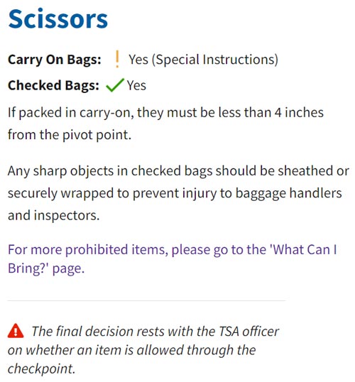 Can You Bring Scissors on a Plane? The Ultimate Guide Can You Bring It?
