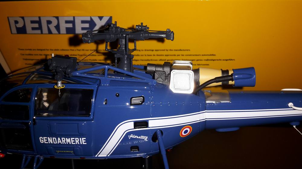 Hélicoptère ALOUETTE 3 SA.316 GENDARMERIE NATIONALE 1/43 Edition Très