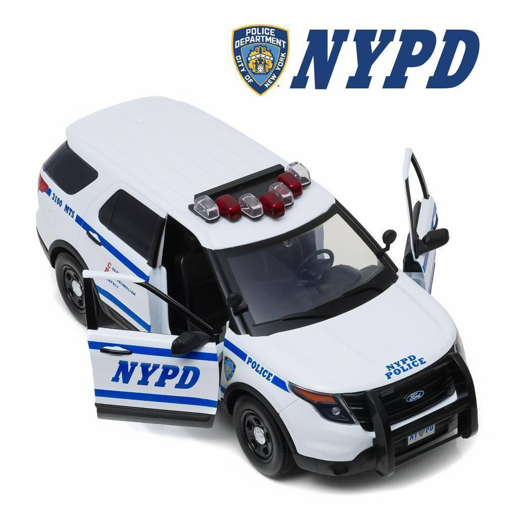 VOITURE MINIATURE FORD POLICE INTERCEPTOR 2015 NYPD NEW YORK POLICE