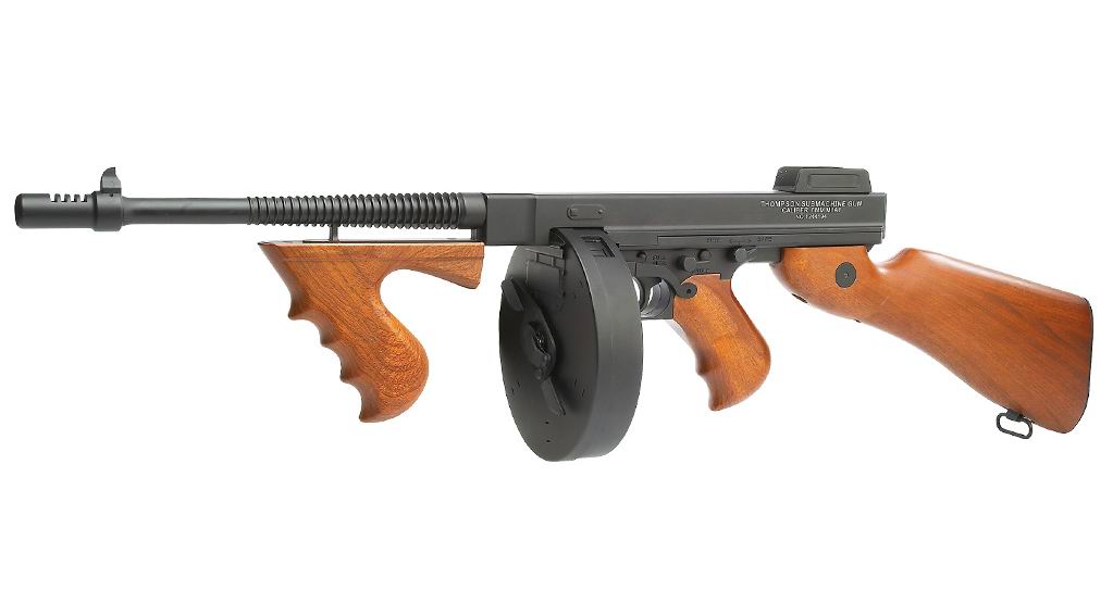 Mitraillette Thompson Chicago 1928 Electrique AEG Cybergun Métal 1.3