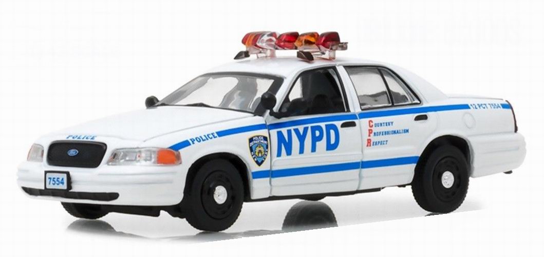 FORD CROWN VICTORIA 2001 NYPD NEW YORK POLICE DEPARTMENT BLUE BLOODS 1/