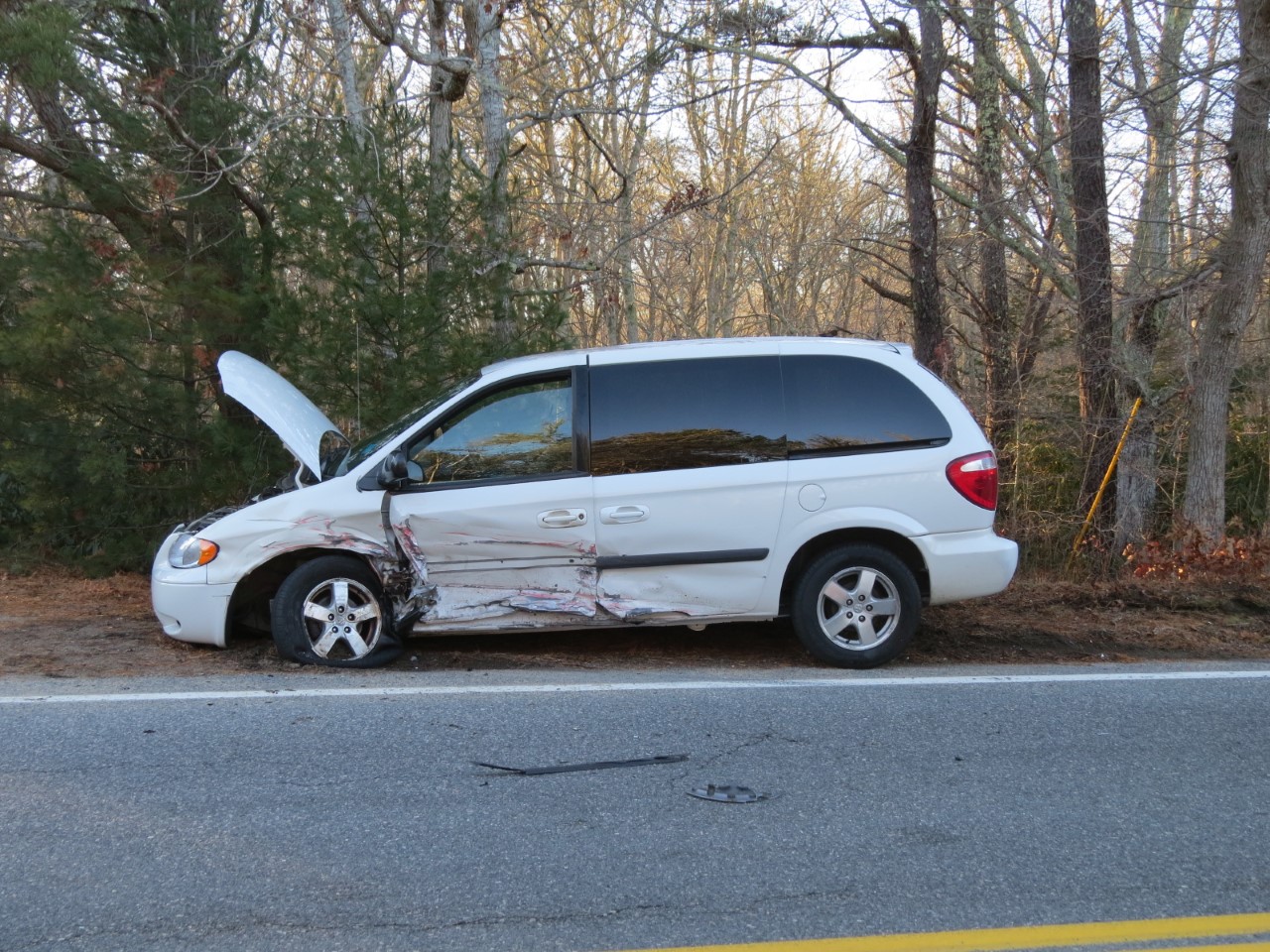Two drivers escape injury in Brewster sideswipe accident