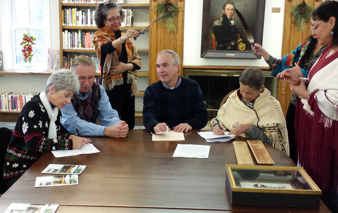 Native Land Conservancy Signs Historic Agreement for Use of Dennis Land