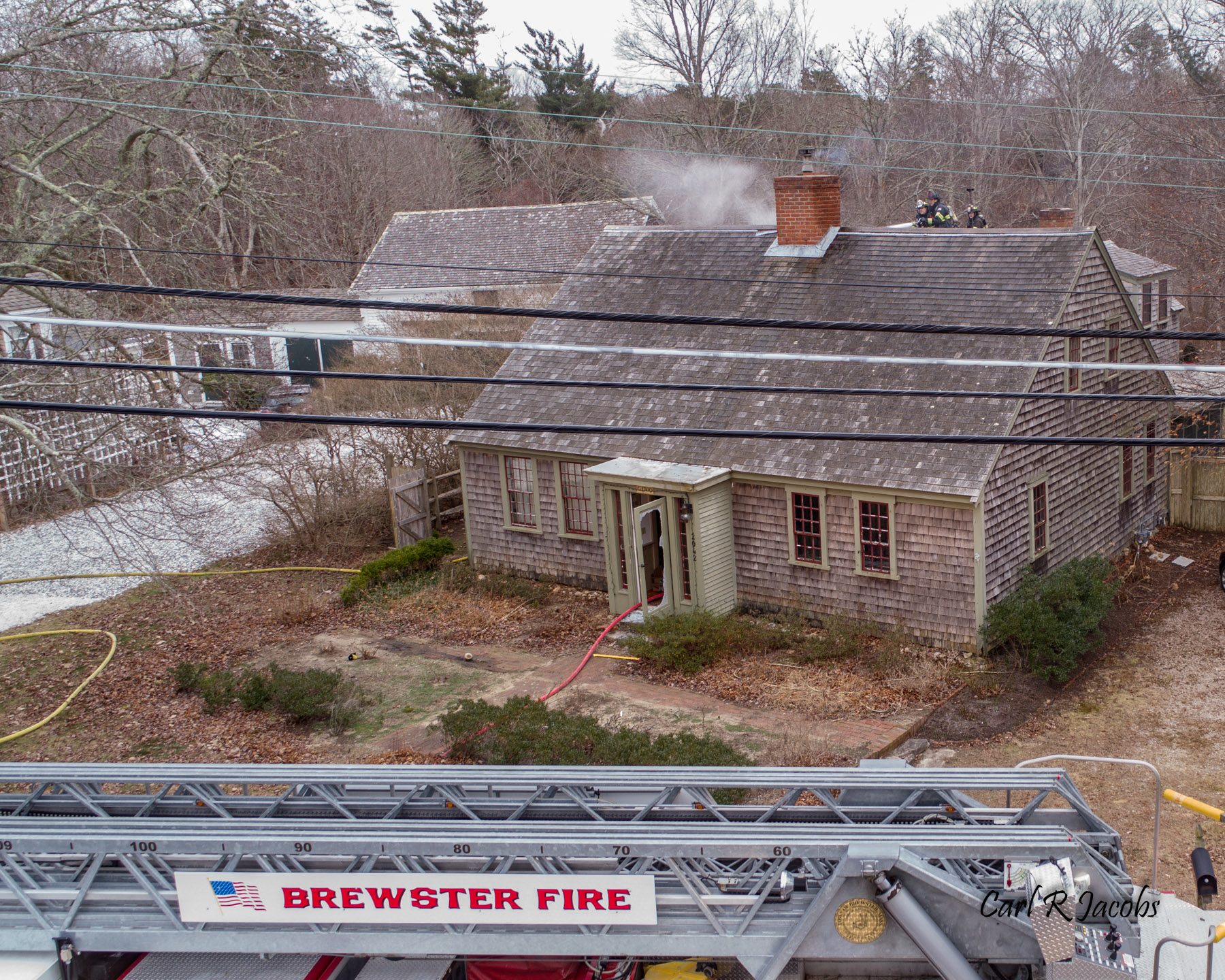 UPDATED Fire breaks out in house on Route 6A in Brewster