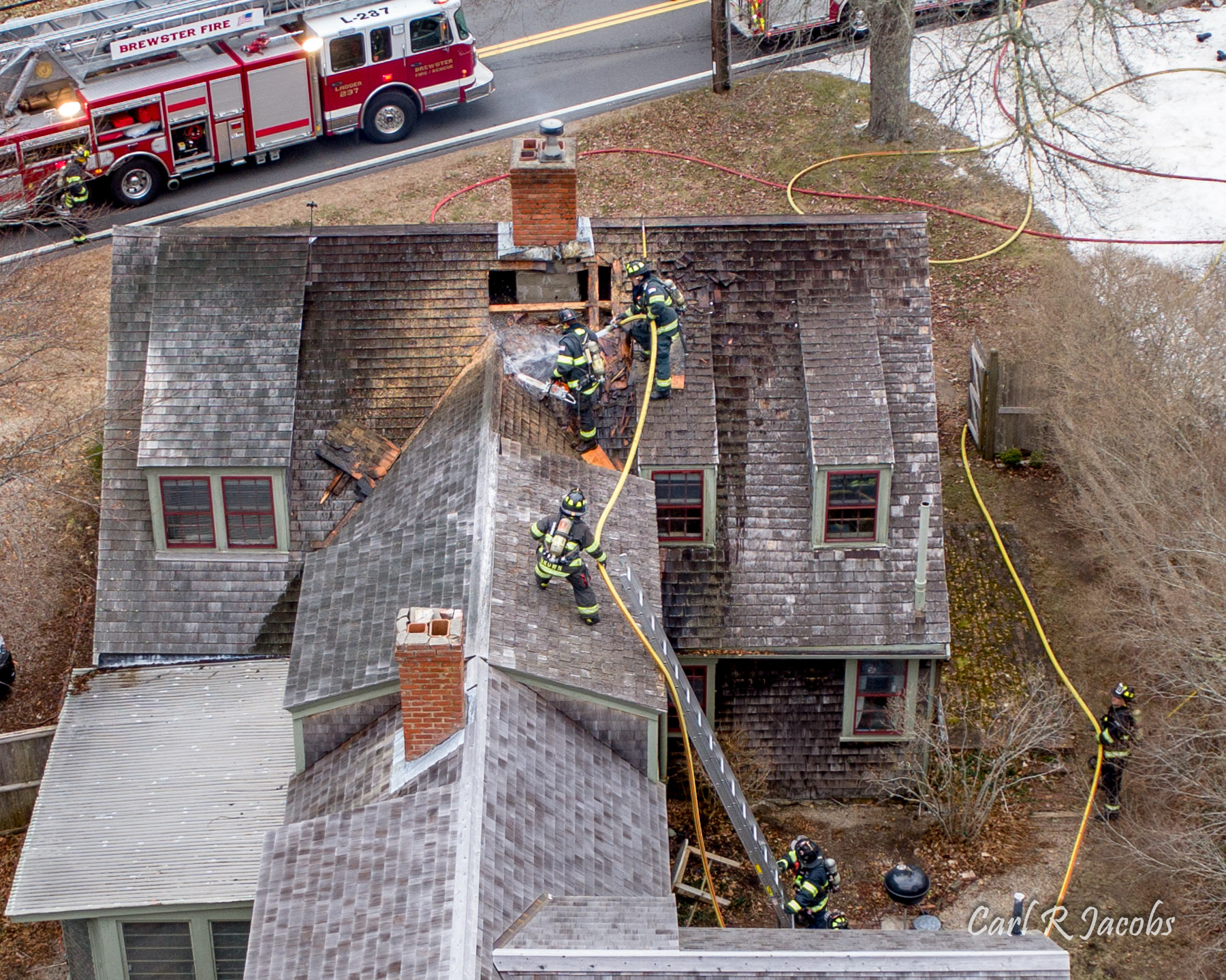 UPDATED Fire breaks out in house on Route 6A in Brewster