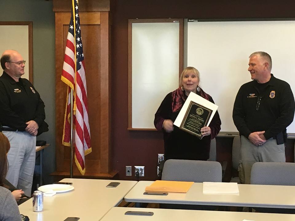 Last day of work for Harwich Police Records Clerk Donna Tavano