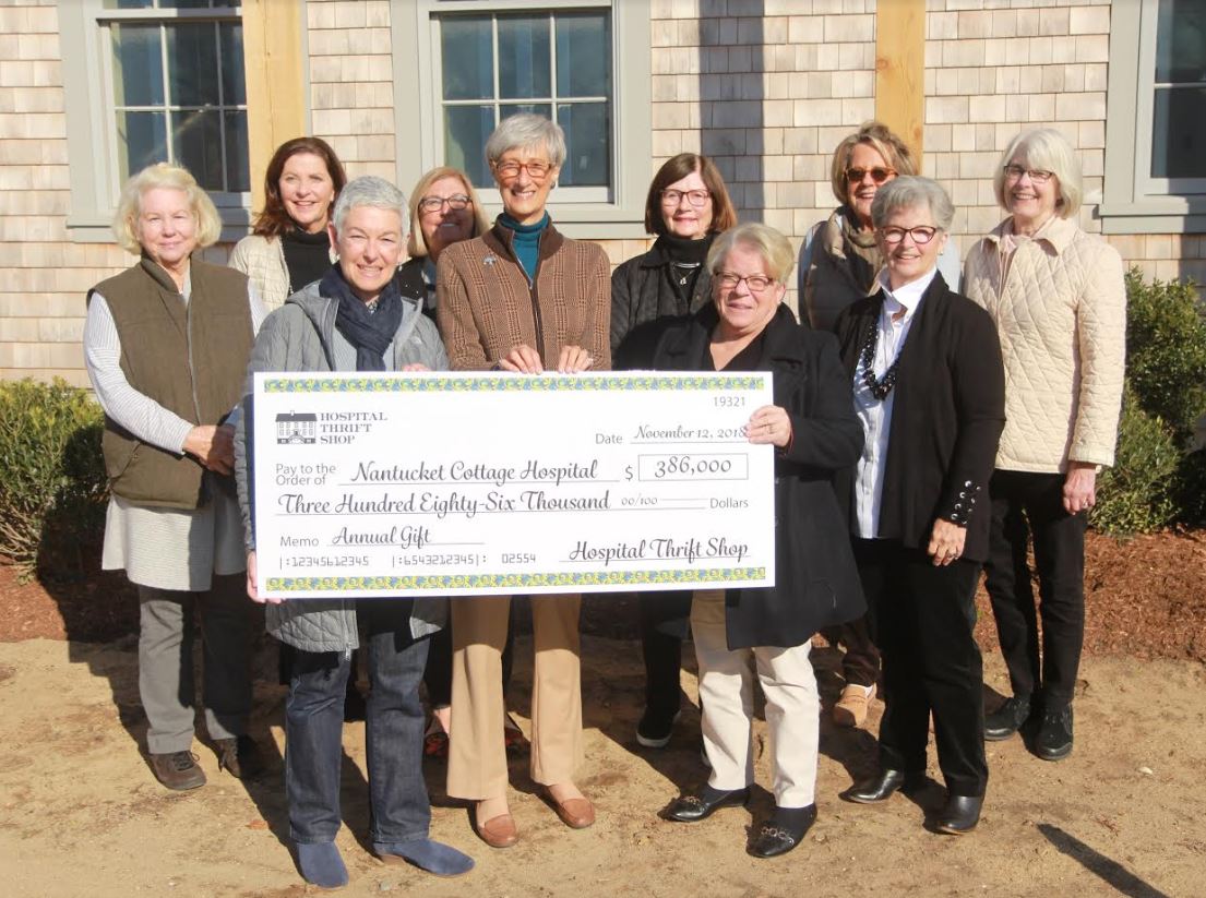 Nantucket Cottage Hospital Gets 386K Donation From Thrift Shop