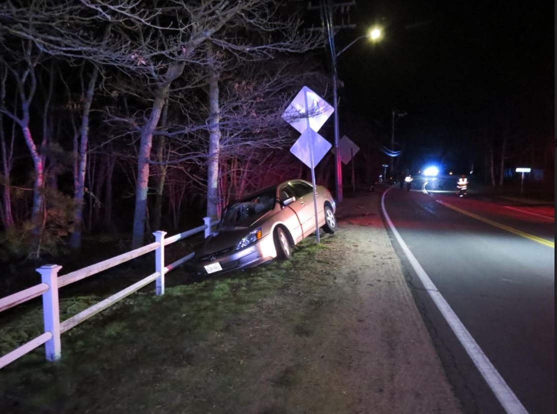 VIDEO Overnight Harwich Crash Shuts Down Route 124