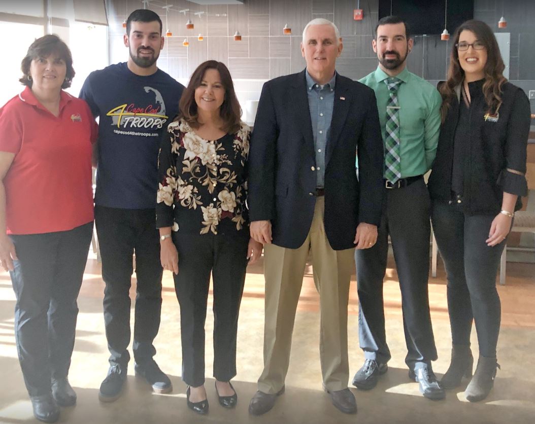 Pence Christmas Photo 2023 Vice President Pence Makes Surprise Visit to Cape Cod Cares for the