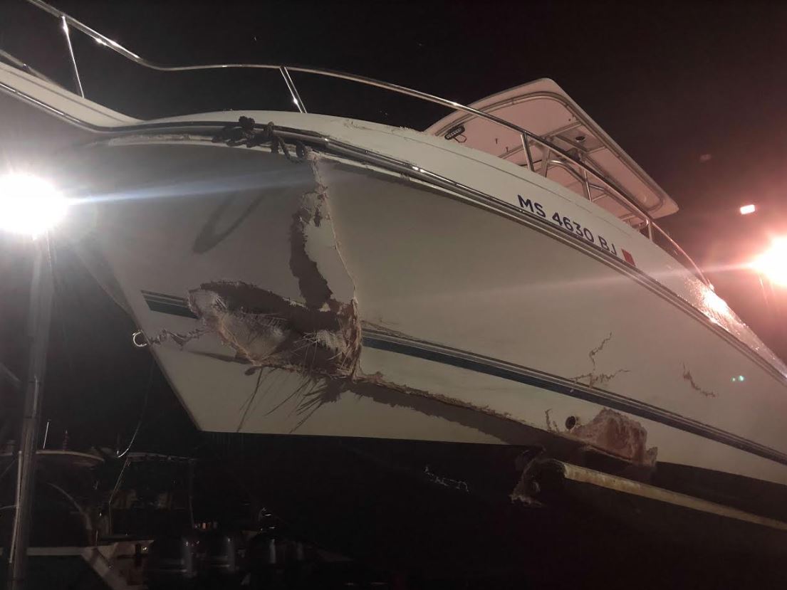 Five rescued after boat crash in Wareham