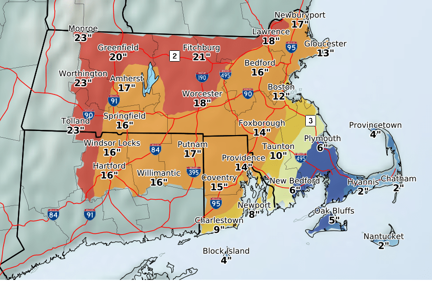 Winter Weather Advisory in Effect for Cape and Islands as Nor'easter Approaches Early Tuesday