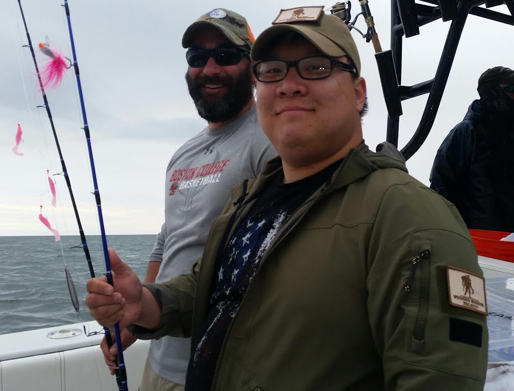 Wounded War Vets Get a Day of Fishing, Relaxation off Cape Cod