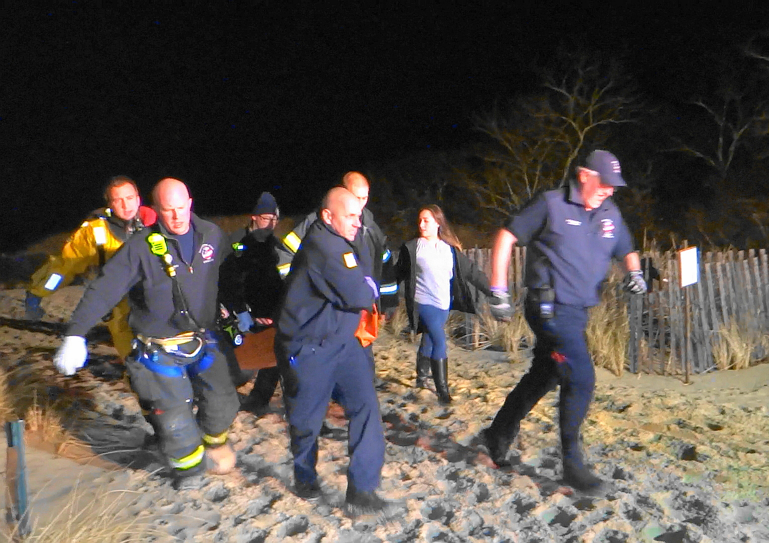 VIDEO Water rescue at Breakwater Beach in Brewster