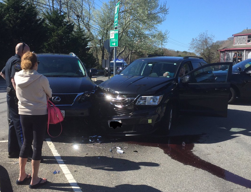 Twovehicle crash slows traffic in Chatham