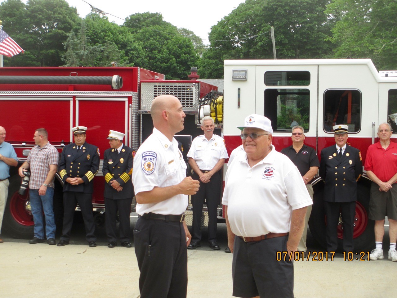 Cotuit Fire Chief retired Friday; hometown man returns as new chief