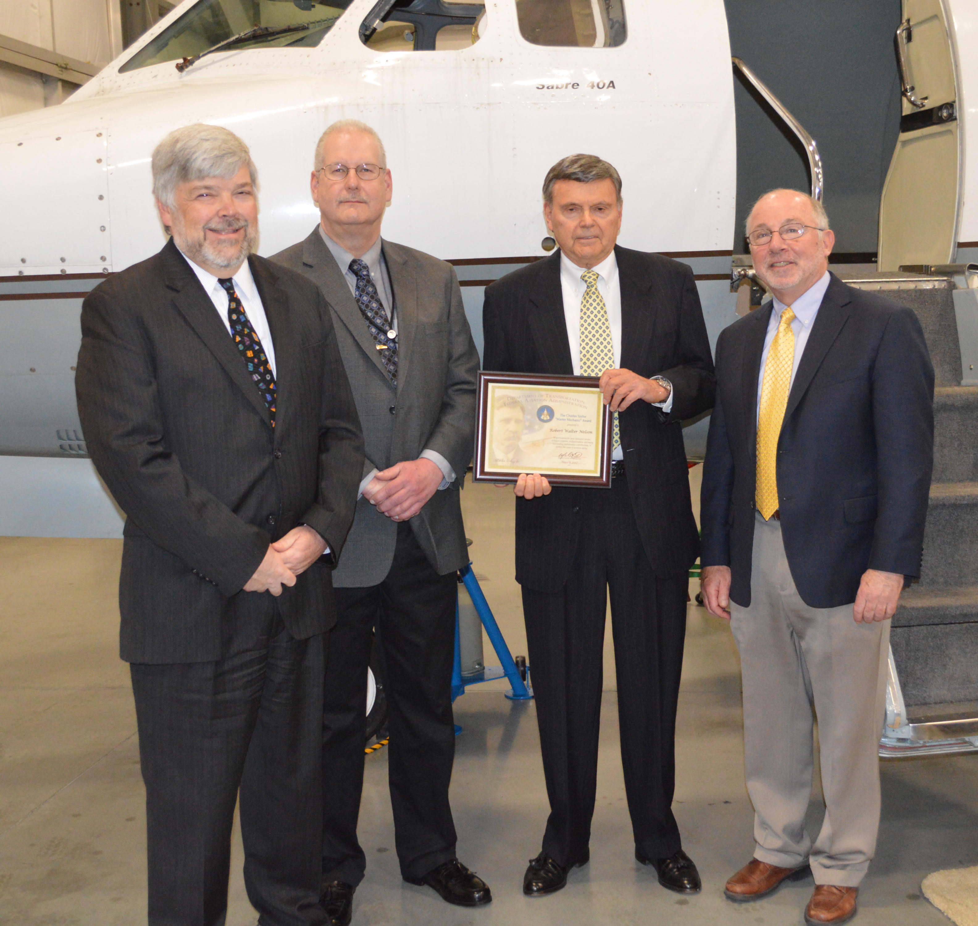 4Cs Professor Receives Lifetime Aviation Maintenance Award