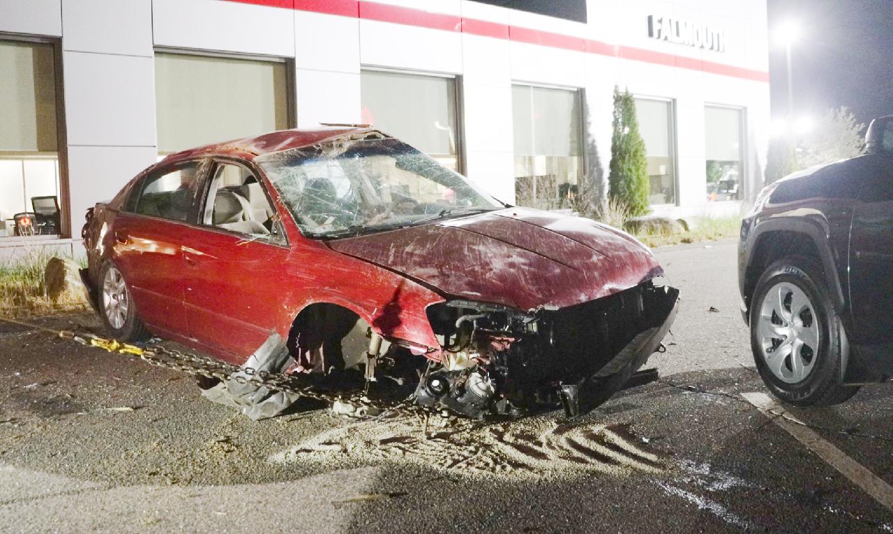 Car crashes into Toyota dealership in Bourne