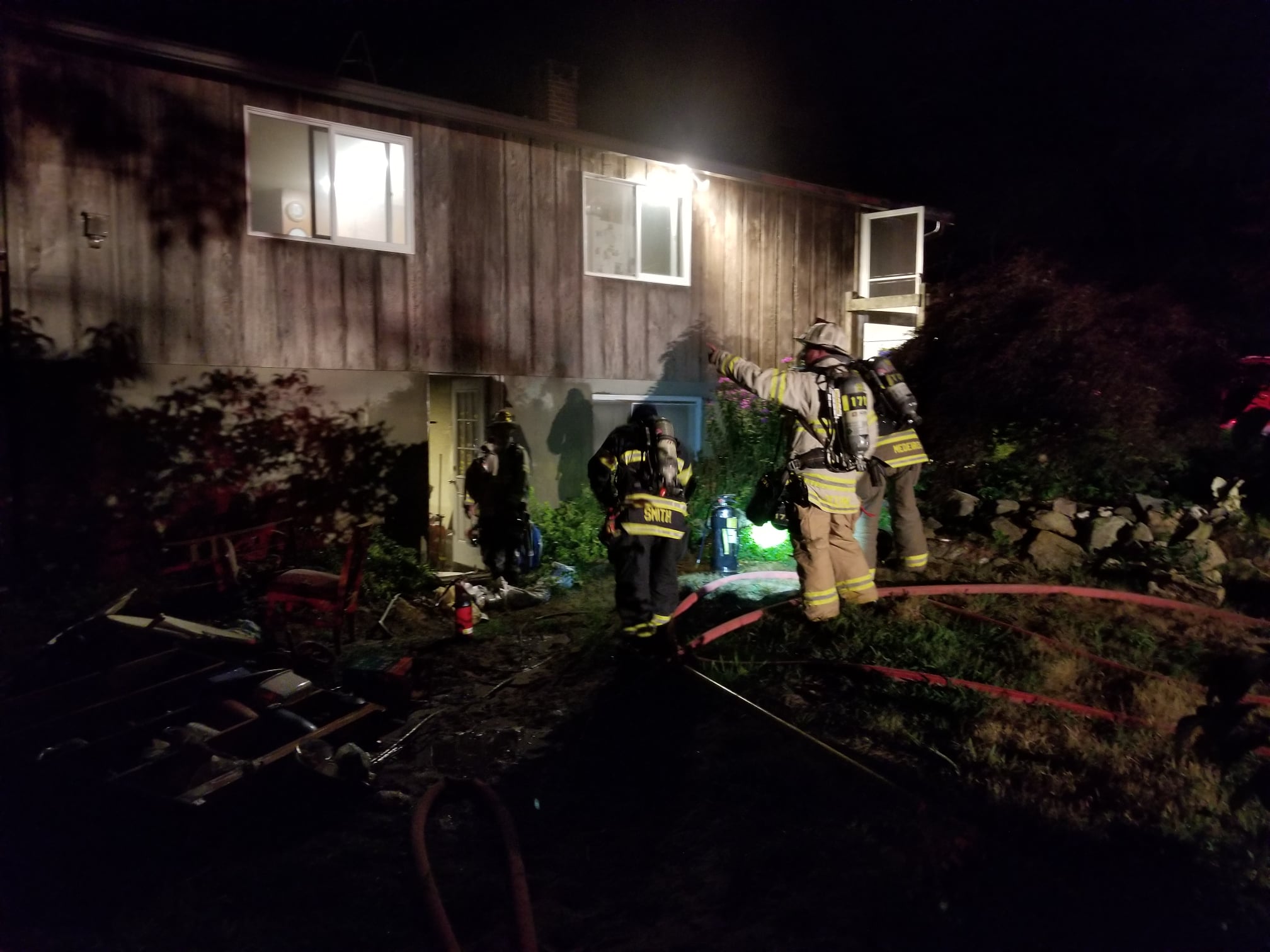 Firefighters douse basement fire in Brewster