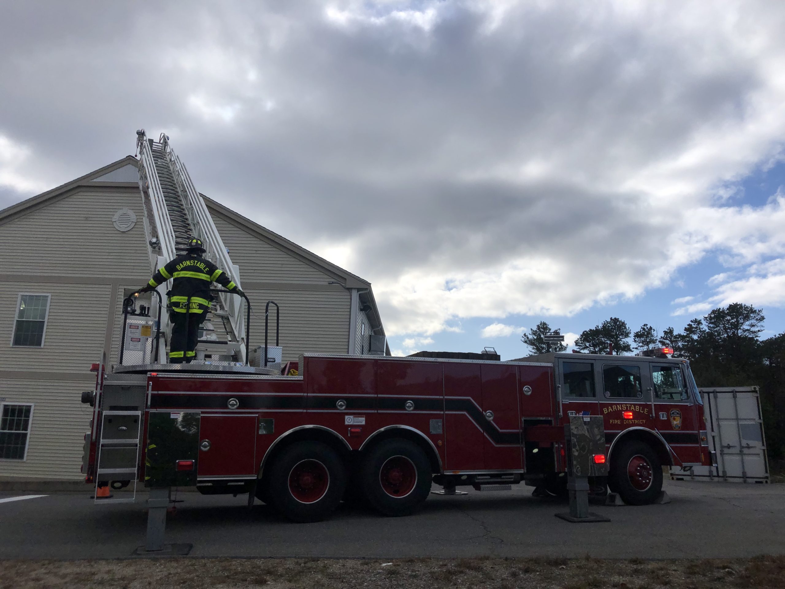 Faulty air handler causes smoke prompting evacuation of