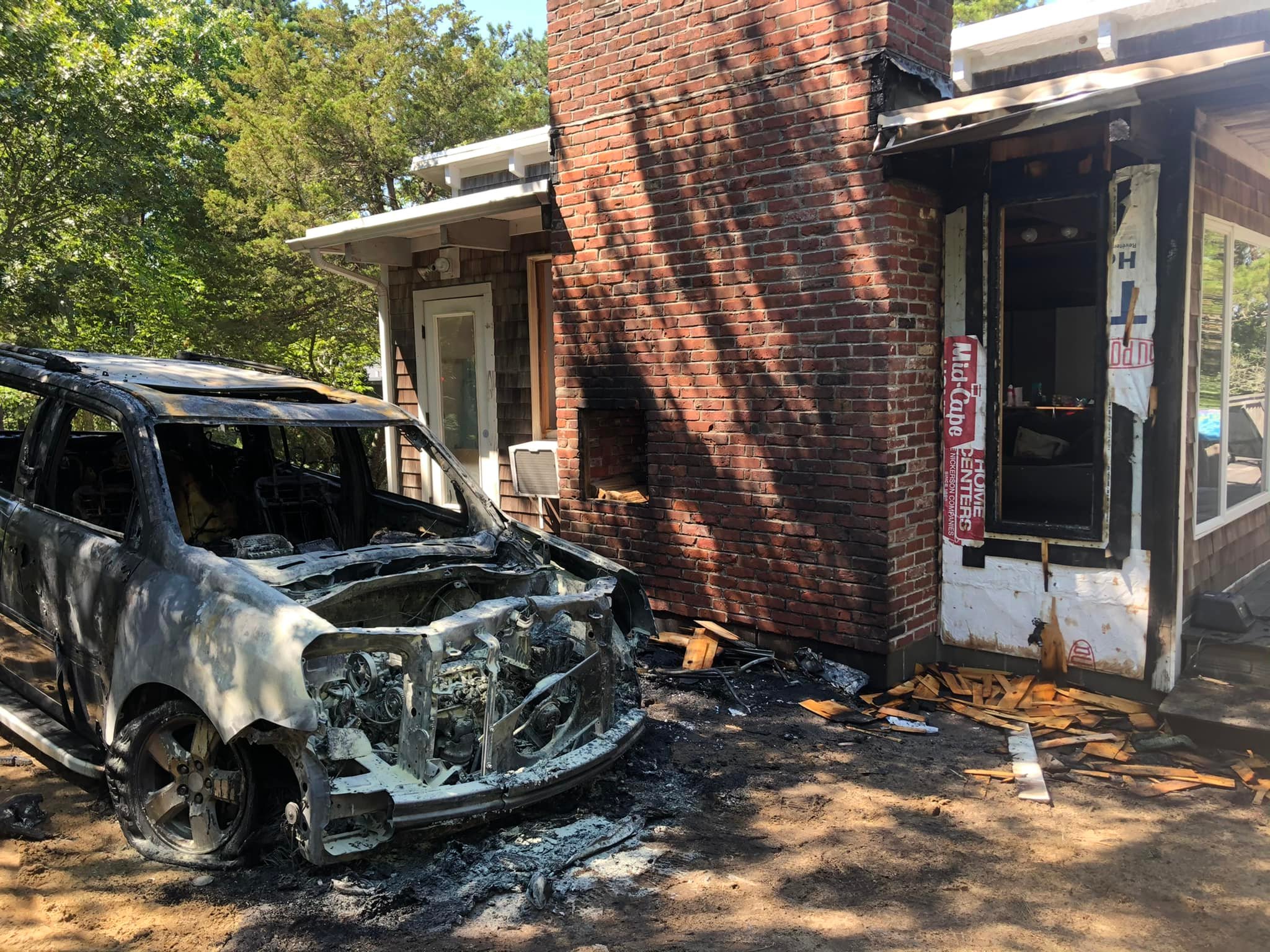 New details Vehicle fire damages residence in Wellfleet
