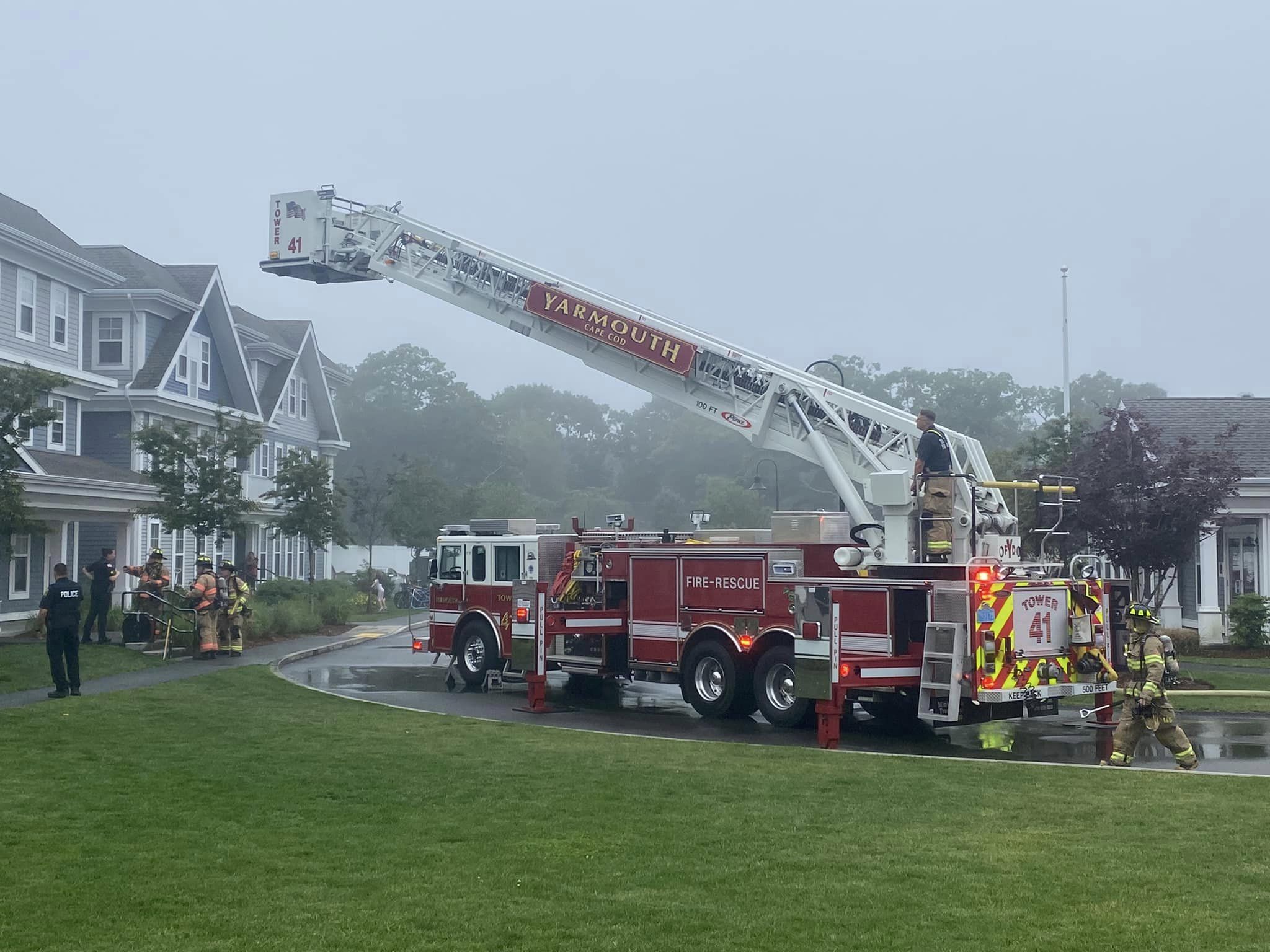 Updated Monday 3 PM Fire in Yarmouth apartment complex displaces