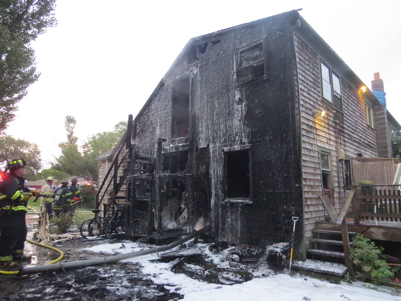 One injured in Dennis Port house fire