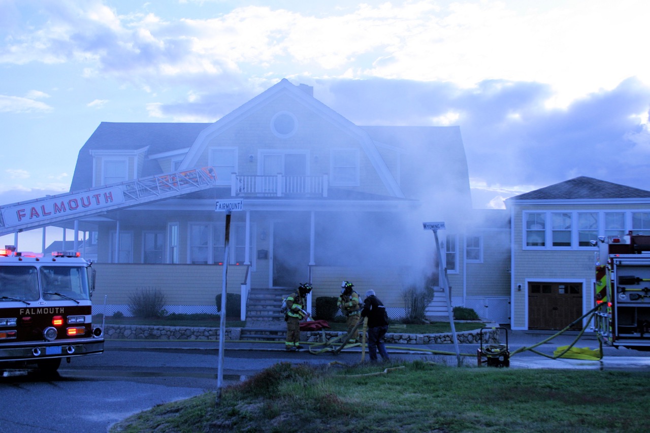 House fire in Falmouth