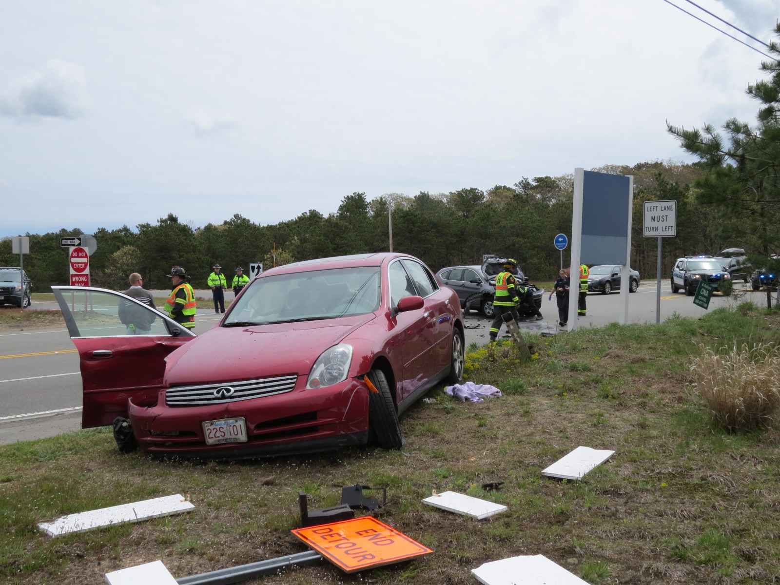 Video One injured in twovehicle crash in Harwich
