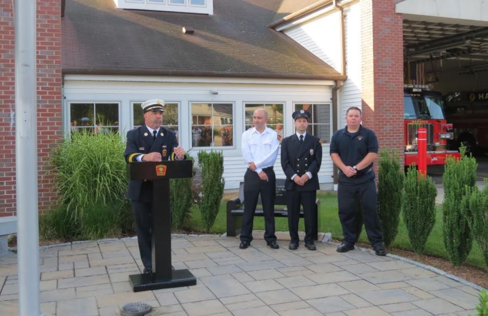 Harwich Fire Department holds promotion, swearing in ceremonies