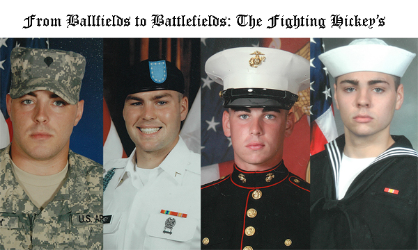 From the Ballfields to the Battlefields The Fighting Hickey’s